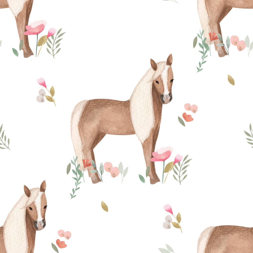 Haflinger Pferd weiß