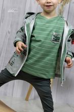 Lade das Bild in den Galerie-Viewer, Stripes green/white
