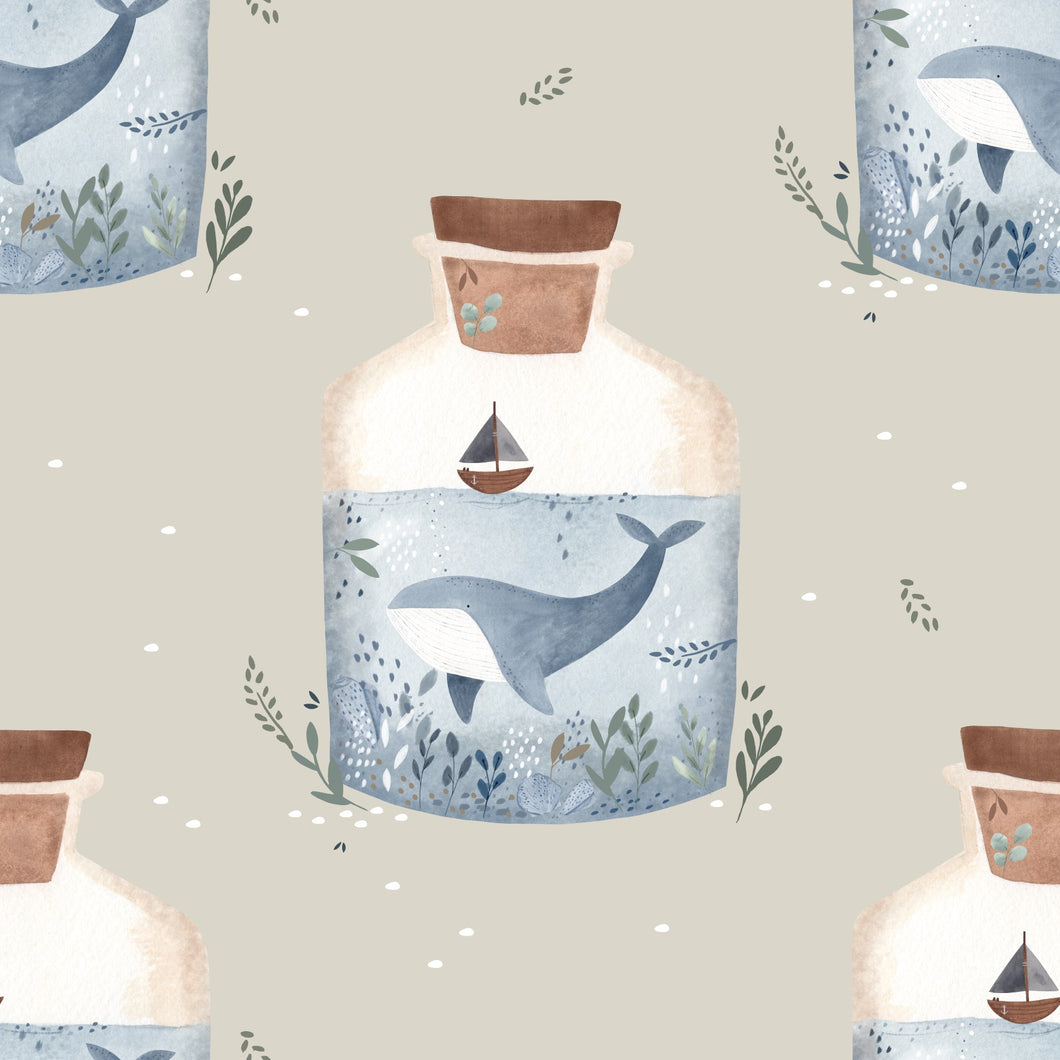 Whale in a bottle