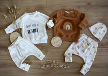 Load image into Gallery viewer, Rib Jersey cream mit Konfetti in beige
