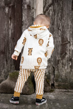 Lade das Bild in den Galerie-Viewer, Stripes cream/tan Jersey
