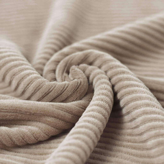 Cord Jersey dunkel beige