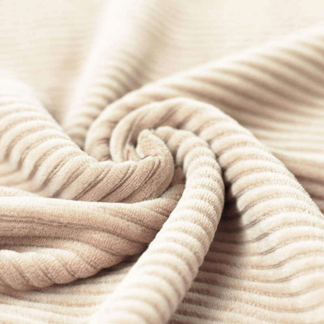 Cord Jersey hellbeige