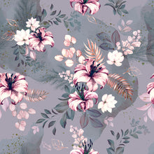 Load image into Gallery viewer, Aquarell Flowers grey
