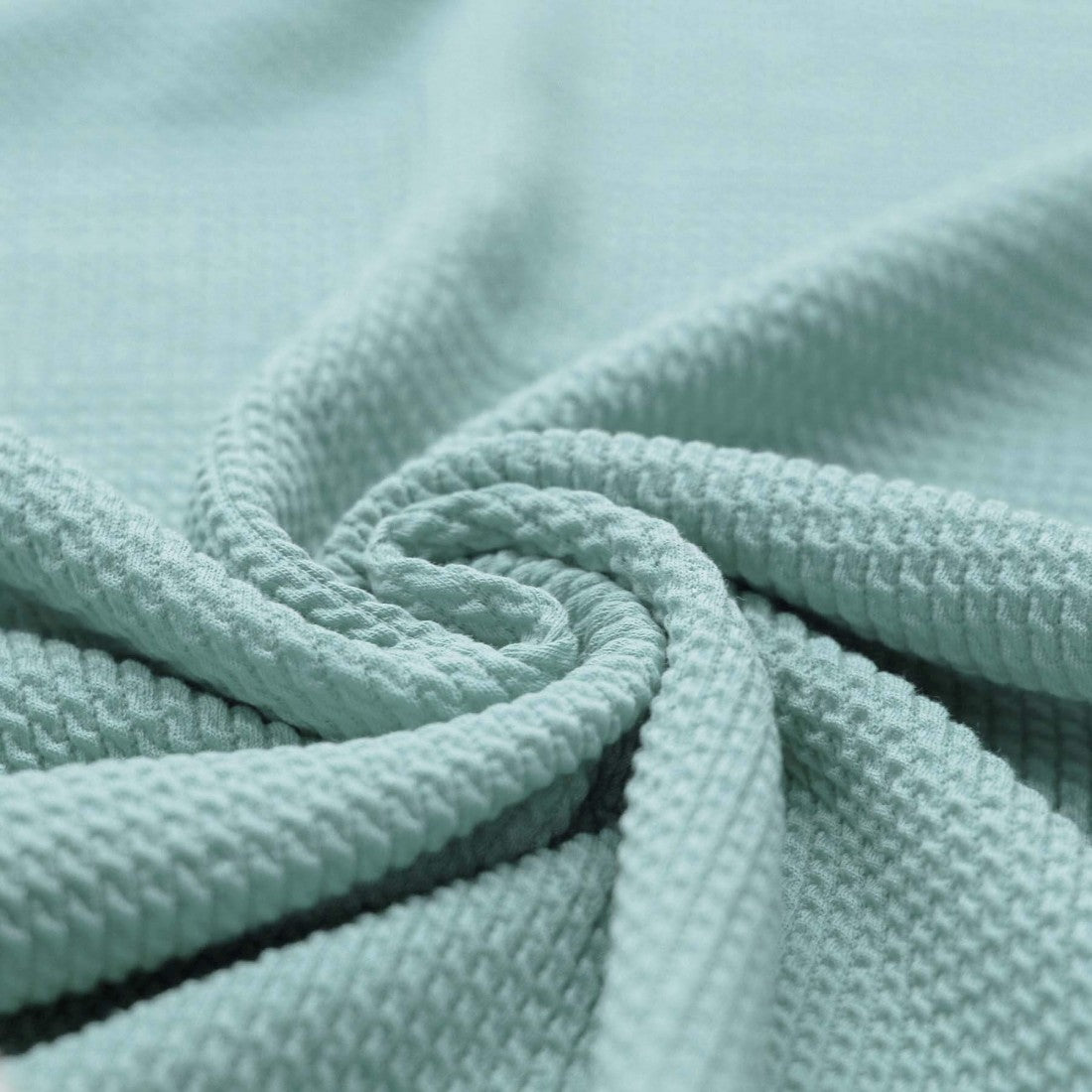 Mini Zopfmuster Jersey dusty blue