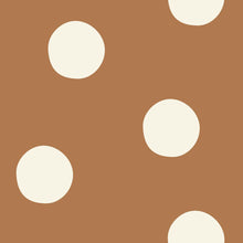 Load image into Gallery viewer, Big Dots toffee French Terry
