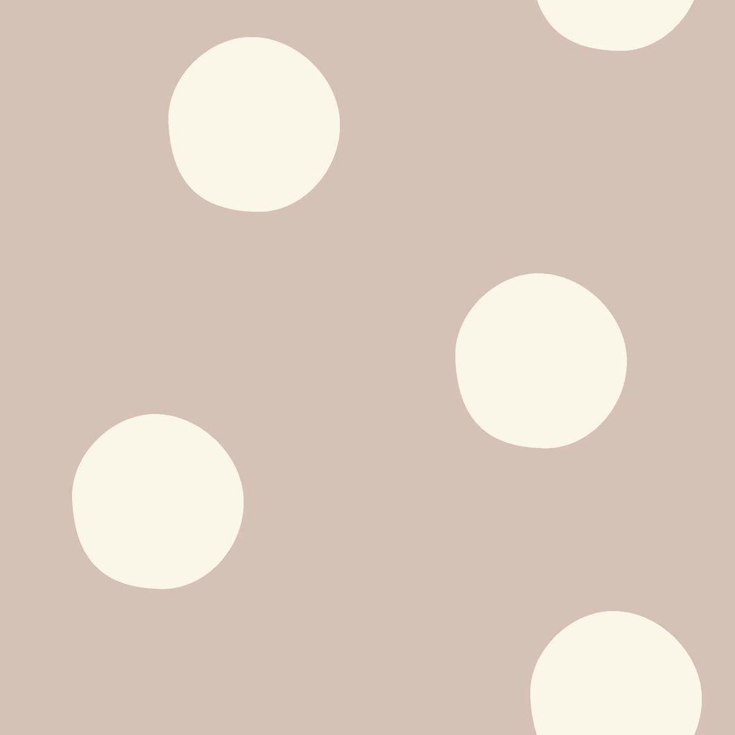 Big Dots taupe French Terry