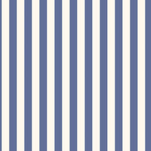 Lade das Bild in den Galerie-Viewer, Stripes cream/blueberry Jersey
