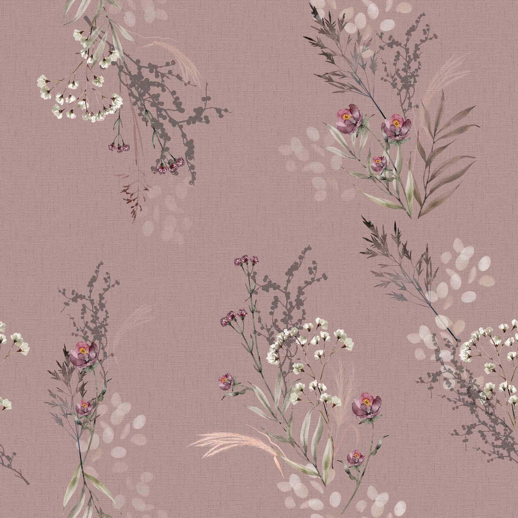 Wildblumen altrosa Jersey