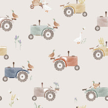 Load image into Gallery viewer, Colorful Tractors cream Jersey
