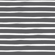 Lade das Bild in den Galerie-Viewer, Streifen dark grey-white Jersey
