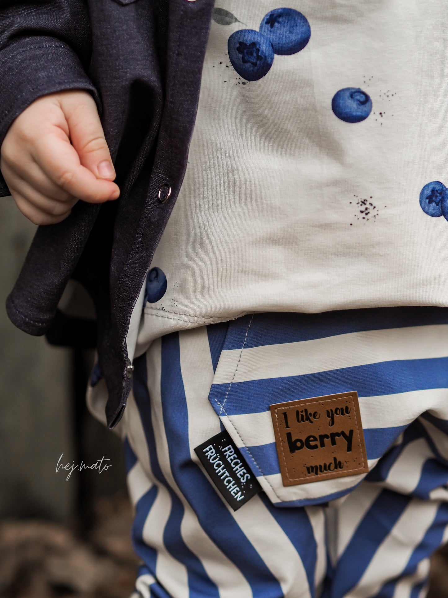 I like you berry much Label