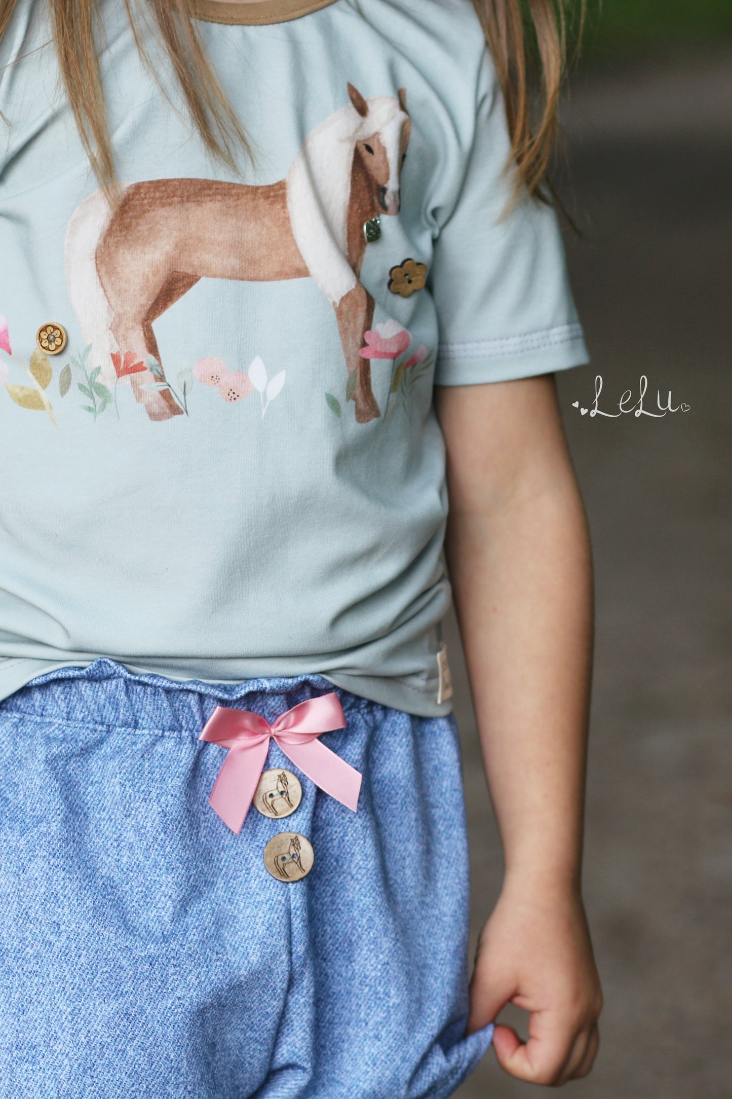 große Schleife peony rose 3er Set