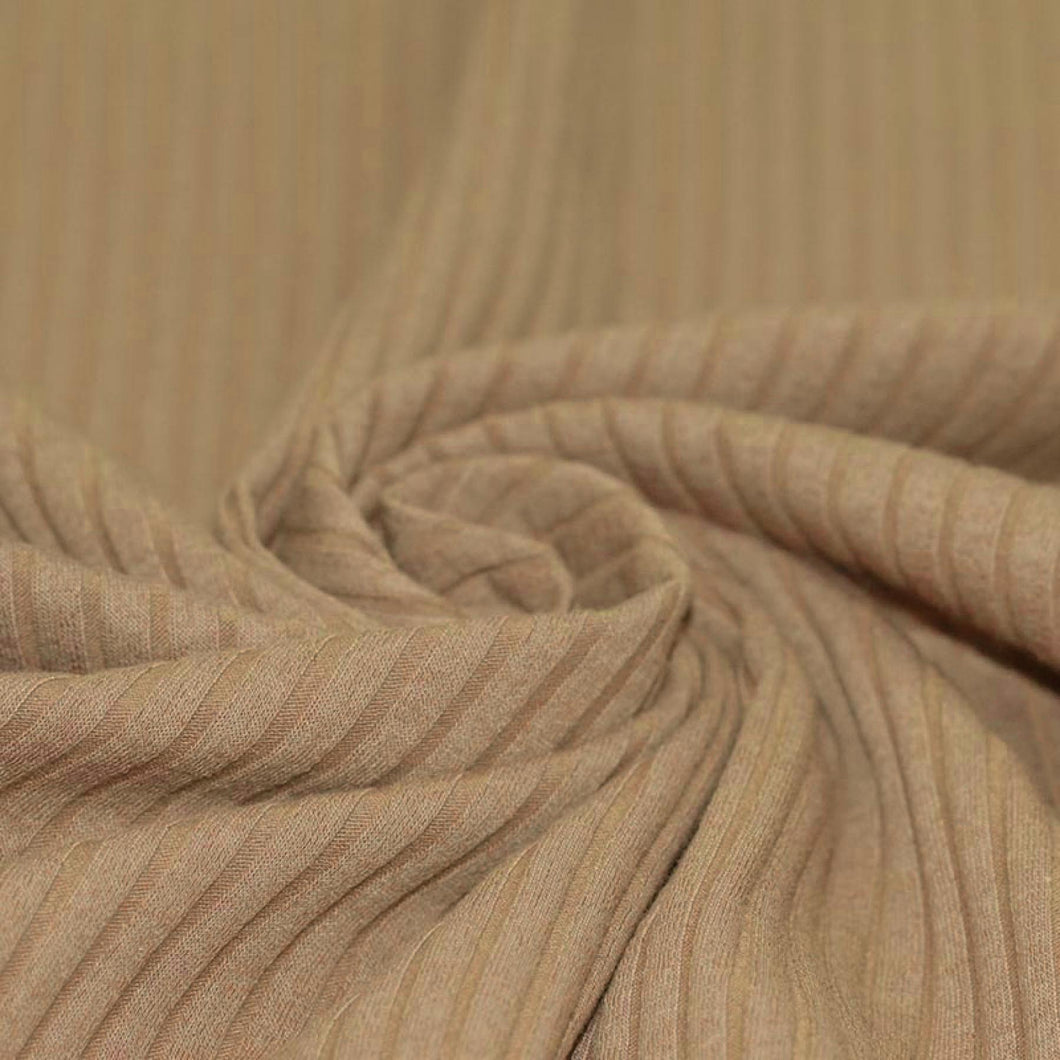 Breit Rib Jersey cacao
