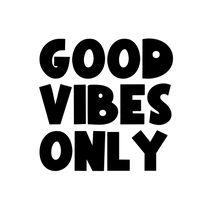 Lade das Bild in den Galerie-Viewer, Good Vibes Only Bügelbild
