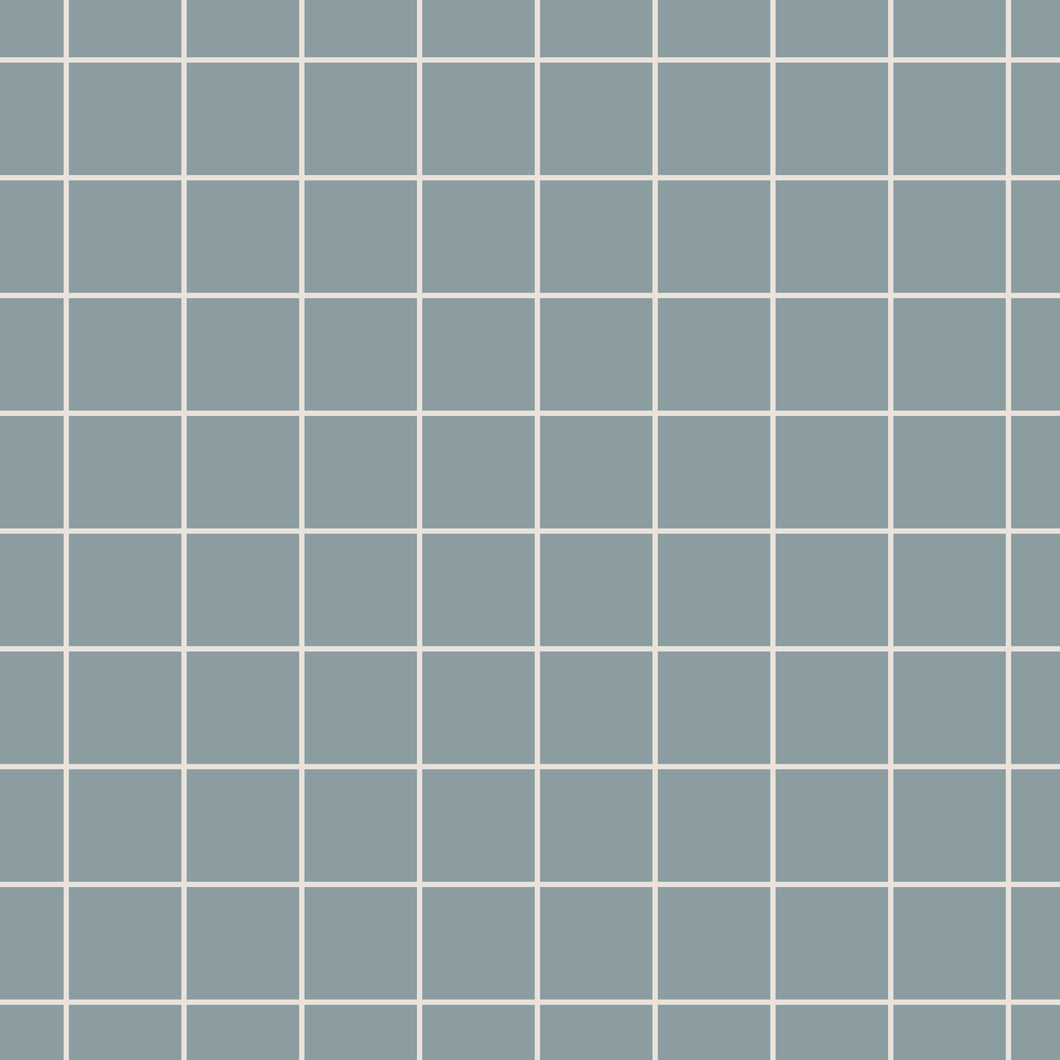 Grid dusty blue - FT