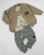 Load image into Gallery viewer, Mini Zopfmuster Jersey dunkel beige
