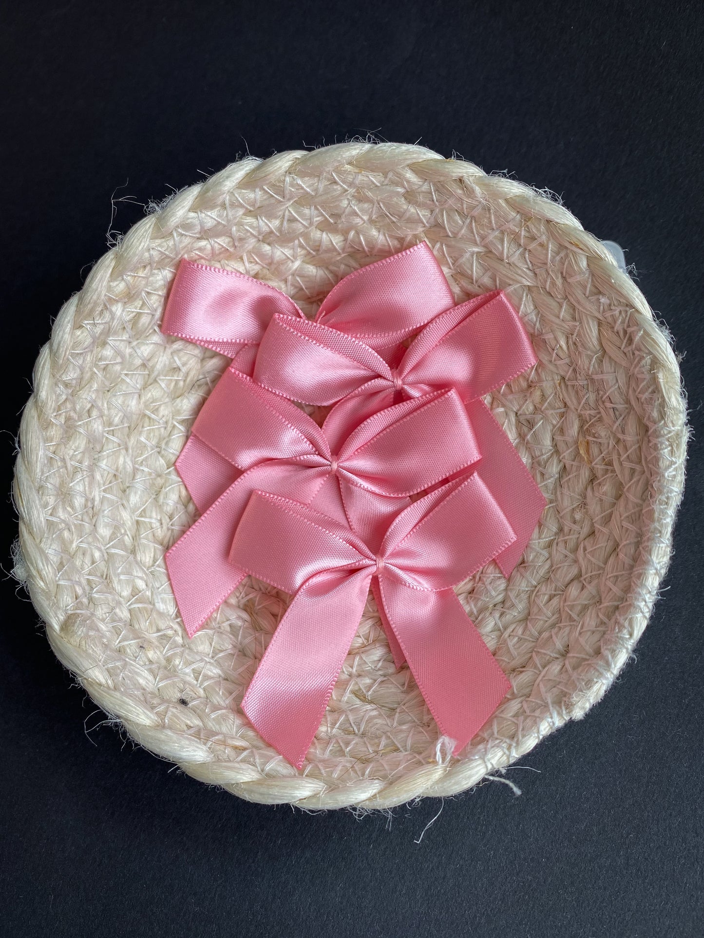 große Schleife peony rose 3er Set