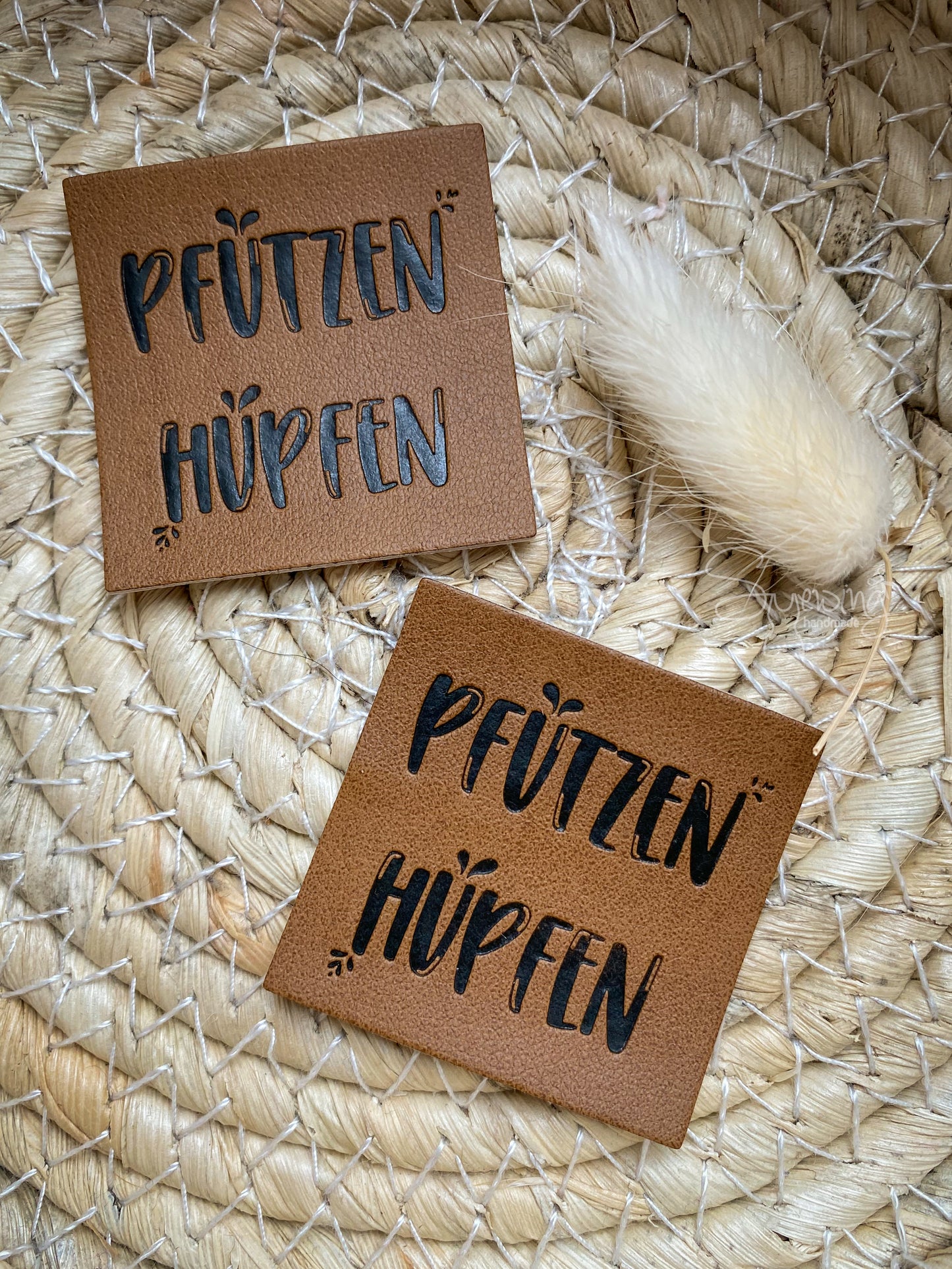 Pfützen Hüpfen Label