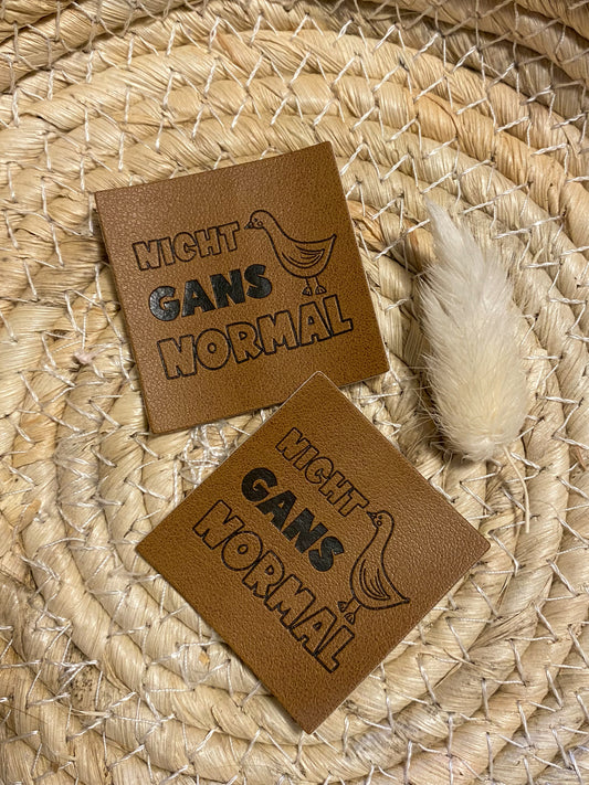 Nicht Gans normal Label