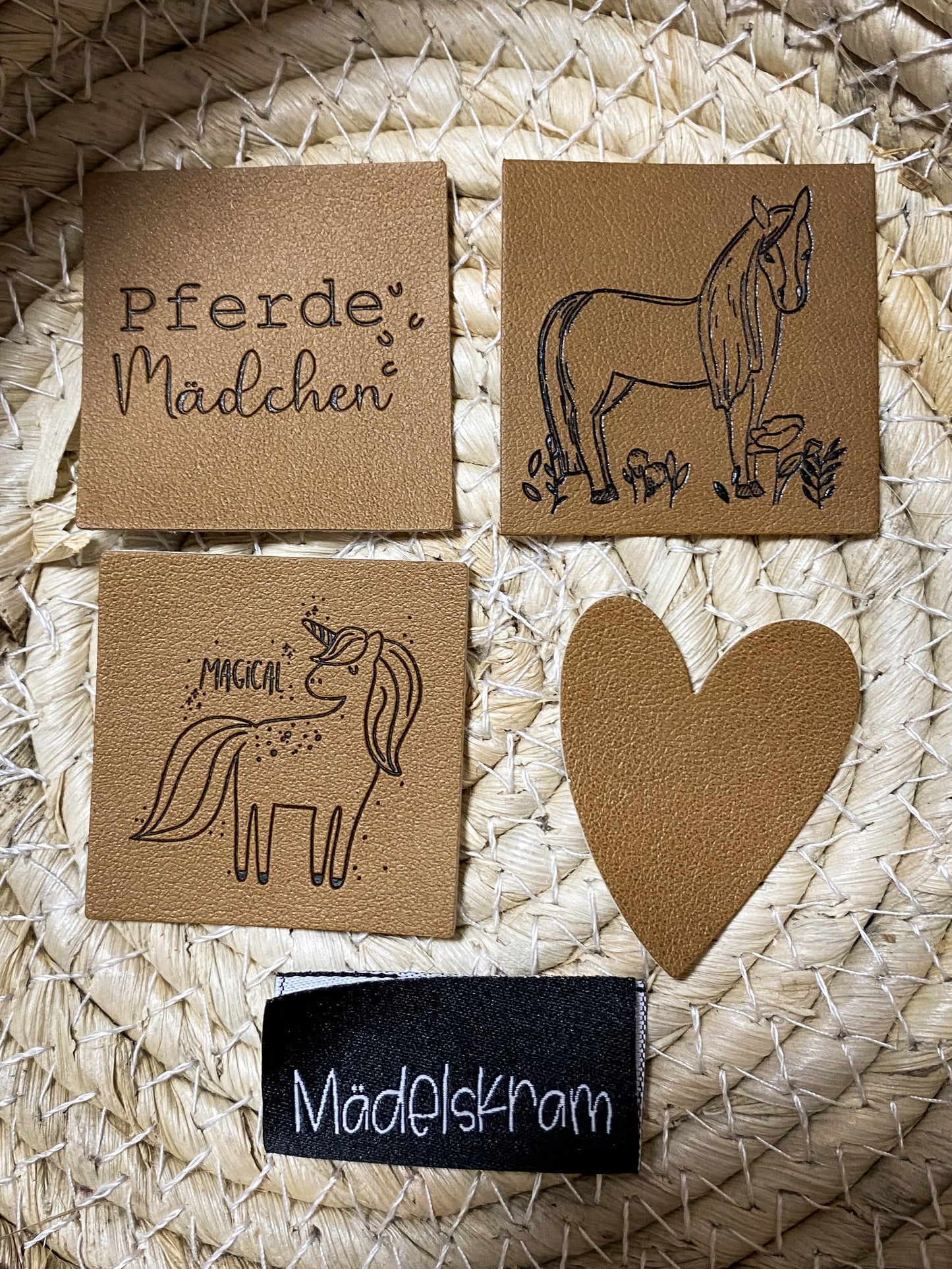 Label Set "Mädelskram/ Pferd / Einhorn"