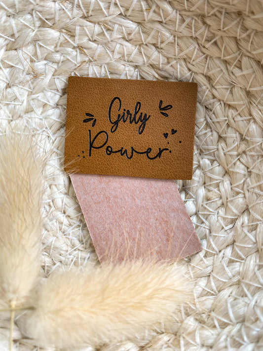 Girly Power Label