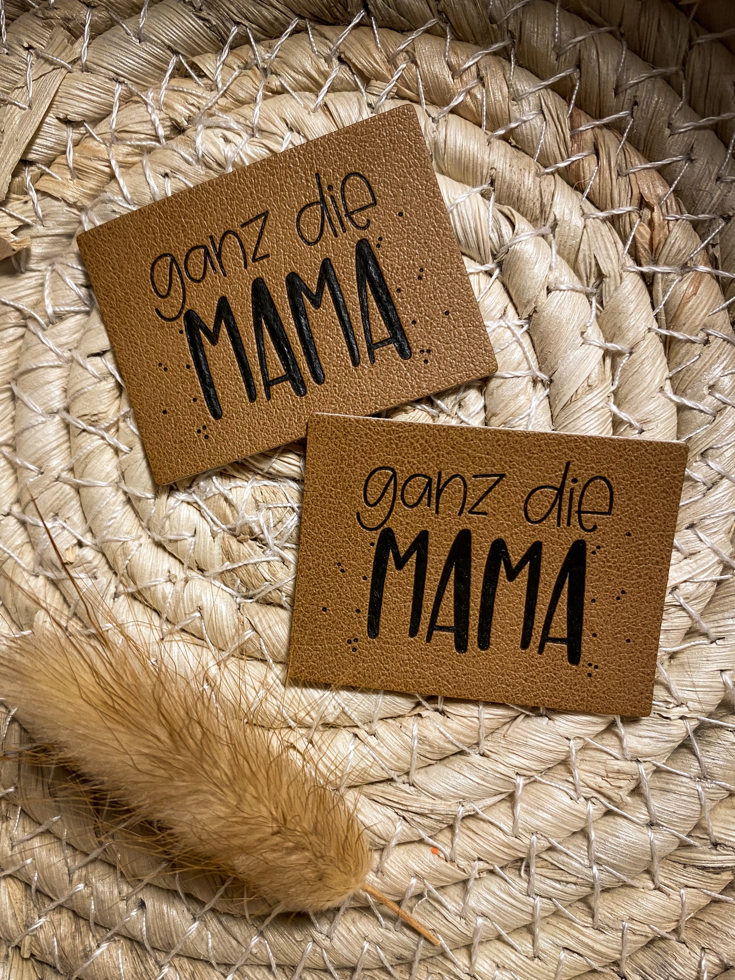 Ganz die Mama Label