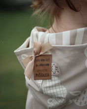 Lade das Bild in den Galerie-Viewer, Stripes beige/ cream Jersey
