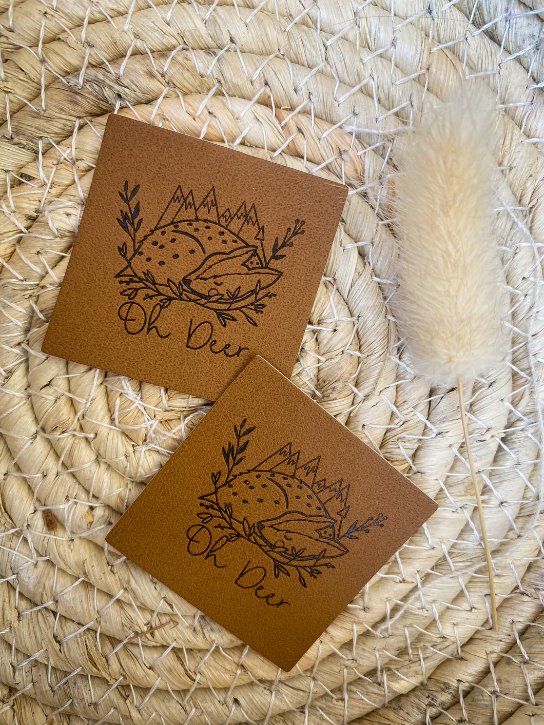 sleepy oh Deer Label