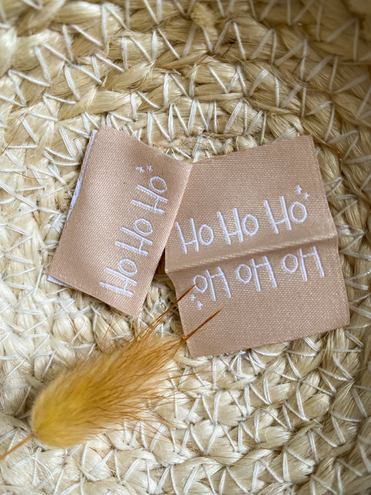 Ho Ho Ho beige - Web Label