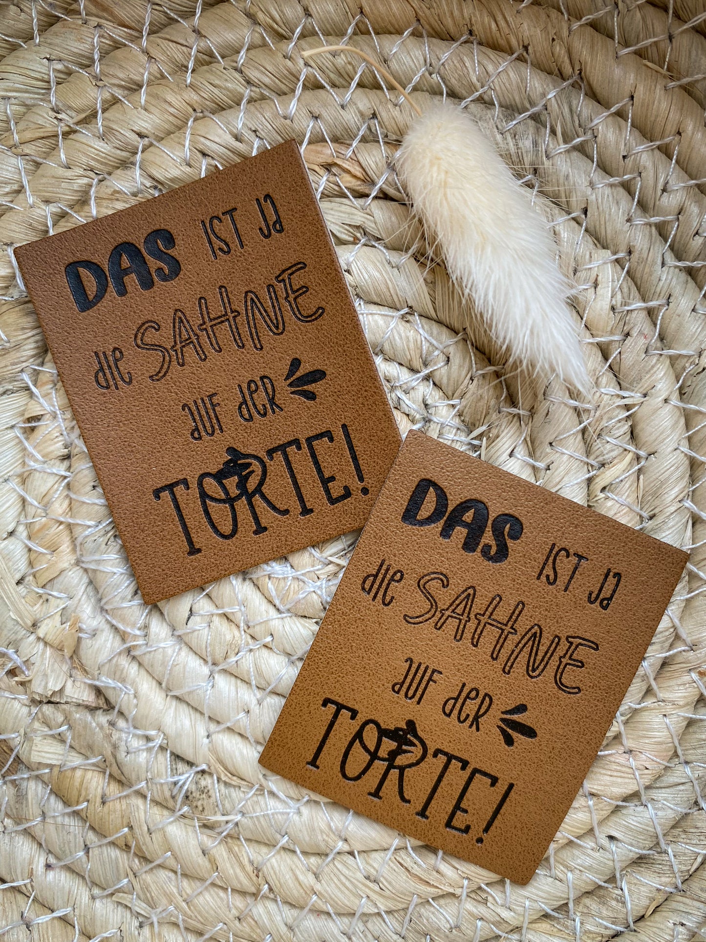 Das ist ja die Sahne auf der Torte Label