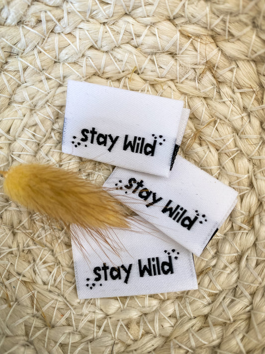 Stay Wild Web Label
