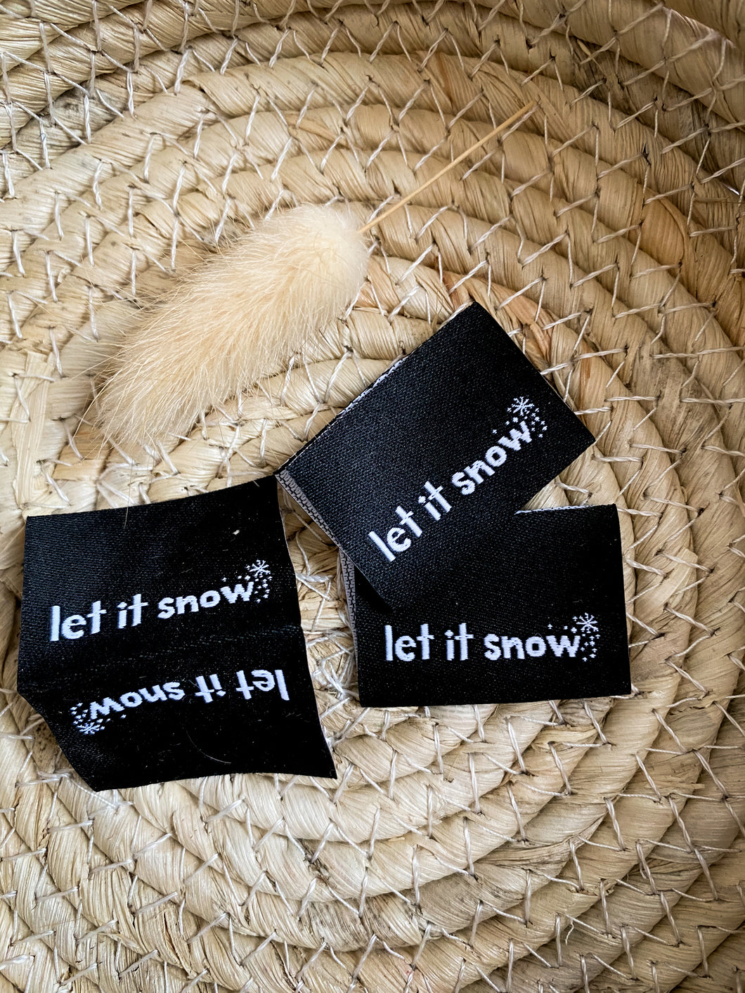 Let it snow - Web Label