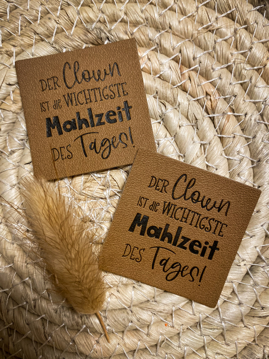 Der Clown ist die wichtigste Mahlzeit des Tages Label
