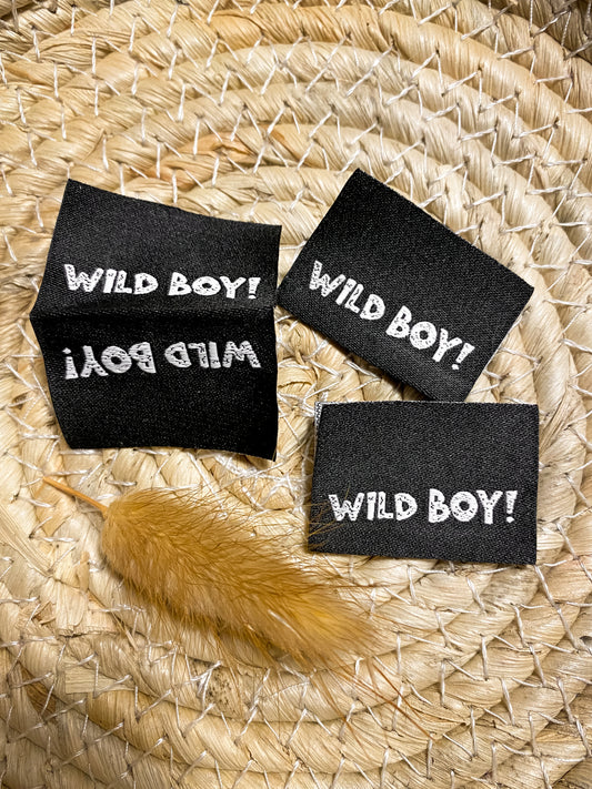 Wild Boy! Web Label schwarz