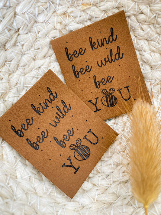 Bee You - Kunstleder Label