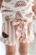 Load image into Gallery viewer, Stripes cream/dusty pink Jersey
