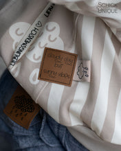 Lade das Bild in den Galerie-Viewer, Stripes beige/ cream Jersey
