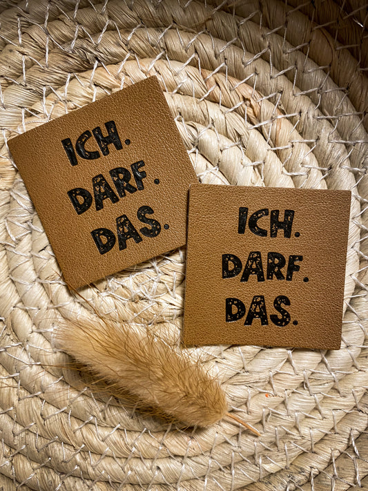 Ich. Darf. Das. Label