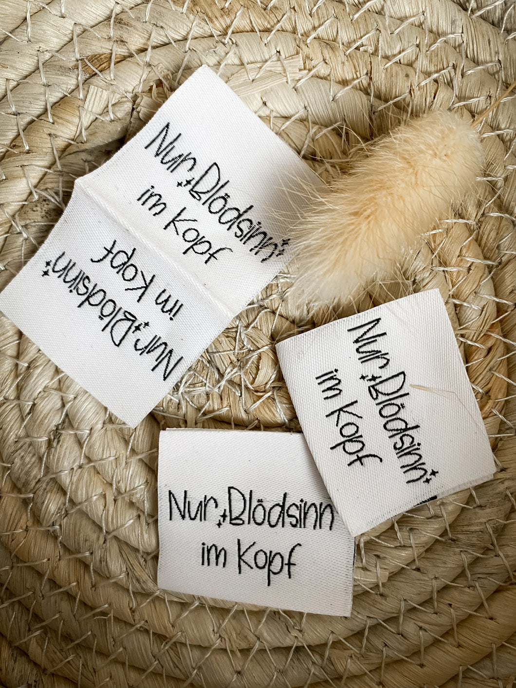Nur Blödsinn im Kopf Web Label