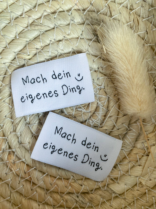 Mach dein eigenes Ding Web Label