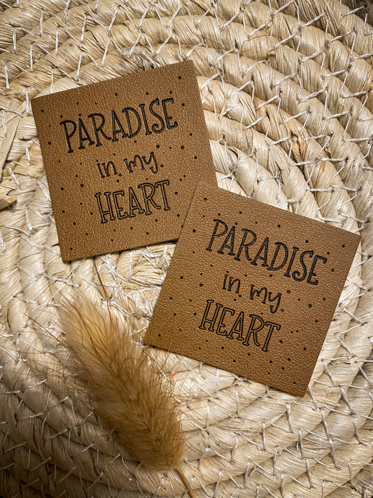 Paradise in my heart Label