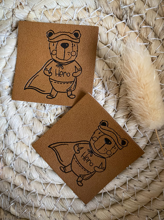 Little Hero Bear Label