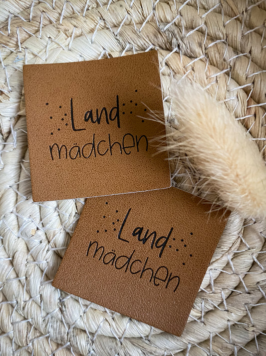 Land Mädchen Label