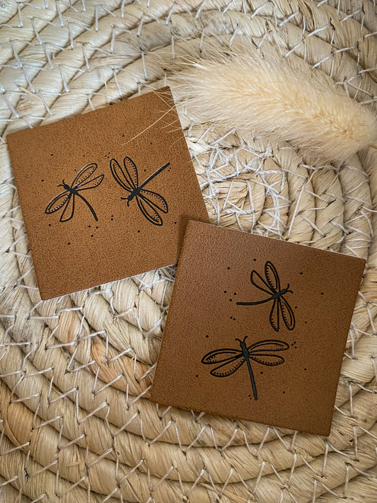 Libelle - Kunstleder Label