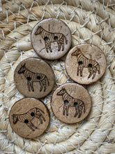 Lade das Bild in den Galerie-Viewer, Knopf Zebra
