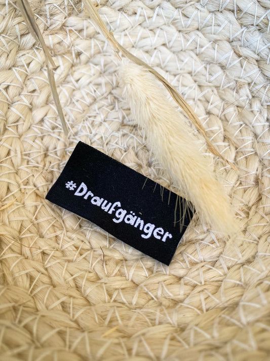#draufgänger - schwarzes Web Label