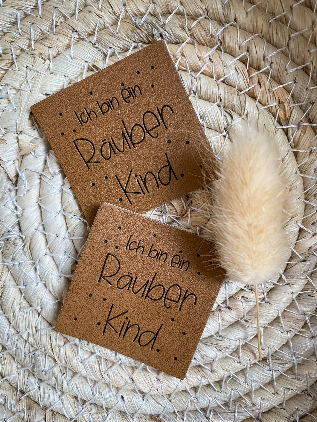 Ich bin ein Räuber Kind Label