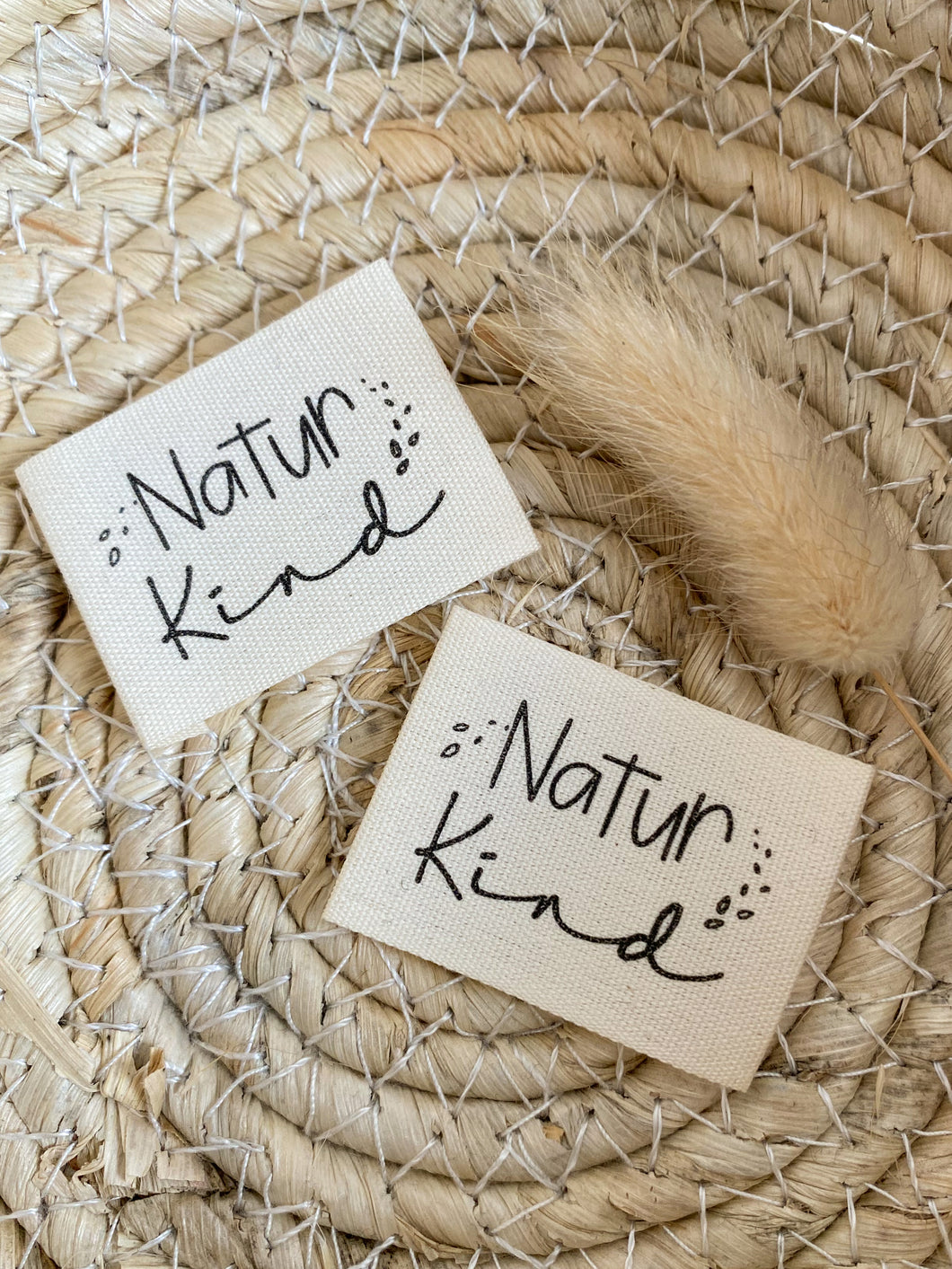 Natur Kind Baumwoll Label