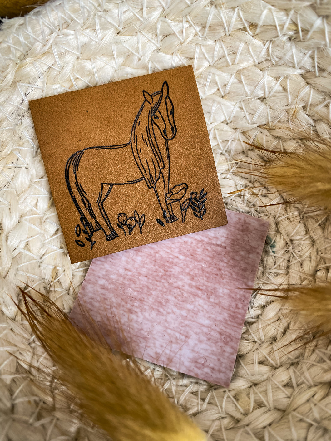 Haflinger Pferd Label